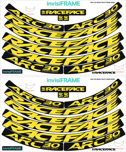 Raceface ARC 30 HD Offset 27.5 Decals