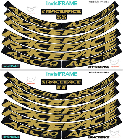 Raceface ARC 30 HD Offset 29er Decals