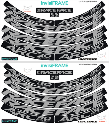 Raceface ARC 30 HD Offset 29er Decals