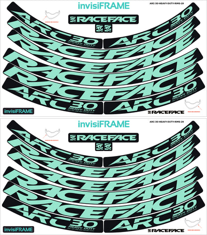 Raceface ARC 30 HD Offset 29er Decals