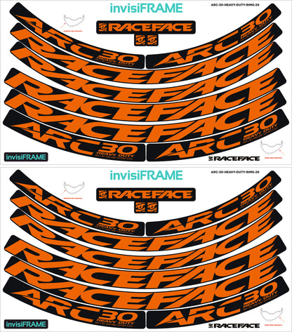 Raceface ARC 30 HD Offset 29er Decals