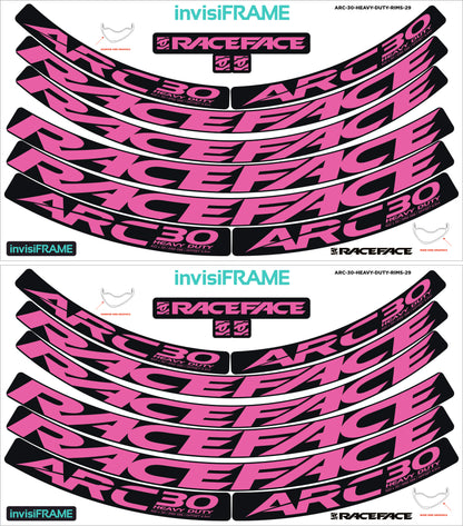 Raceface ARC 30 HD Offset 29er Decals