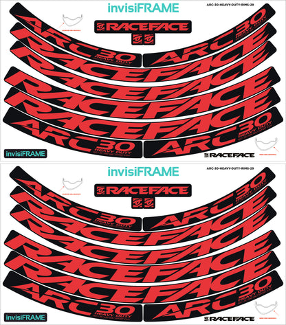 Raceface ARC 30 HD Offset 29er Decals
