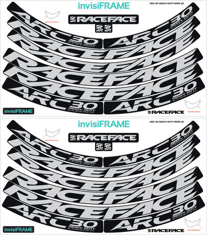 Raceface ARC 30 HD Offset 29er Decals