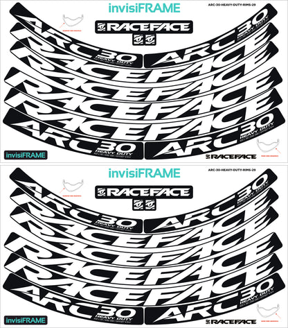 Raceface ARC 30 HD Offset 29er Decals