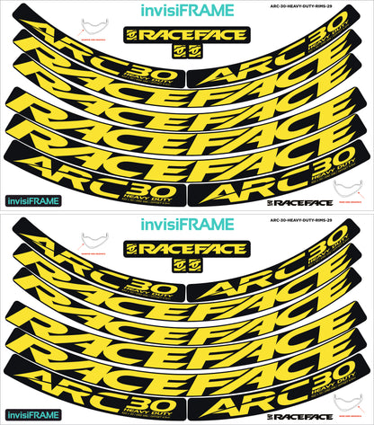 Raceface ARC 30 HD Offset 29er Decals