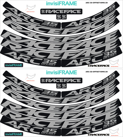 Raceface ARC 35 Offset 29er Decals
