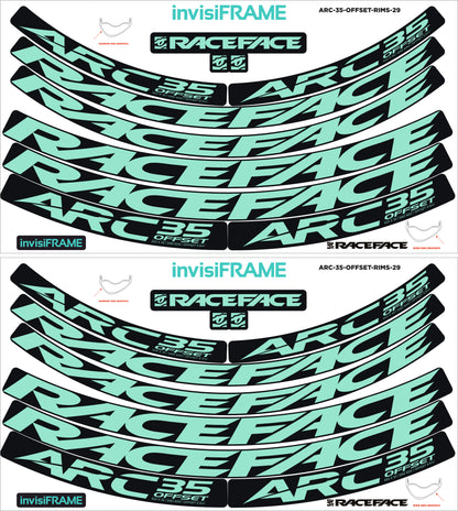 Raceface ARC 35 Offset 29er Decals