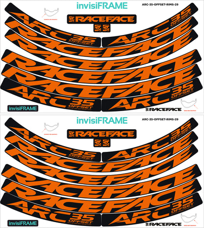 Raceface ARC 35 Offset 29er Decals