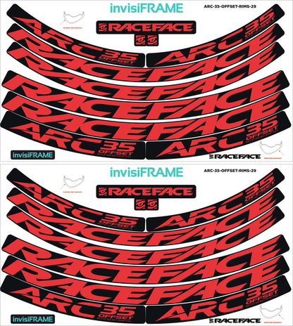 Raceface ARC 35 Offset 29er Decals