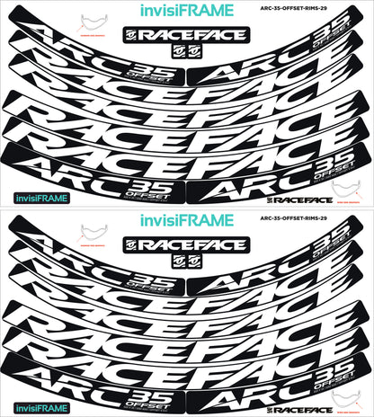Raceface ARC 35 Offset 29er Decals