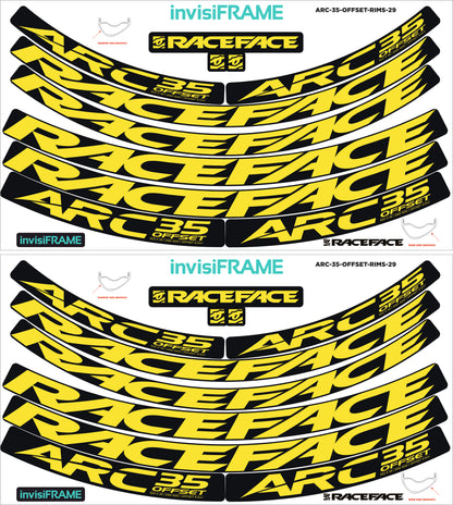 Raceface ARC 35 Offset 29er Decals