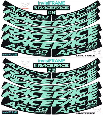 Raceface ARC 40 Offset 27.5 Decals