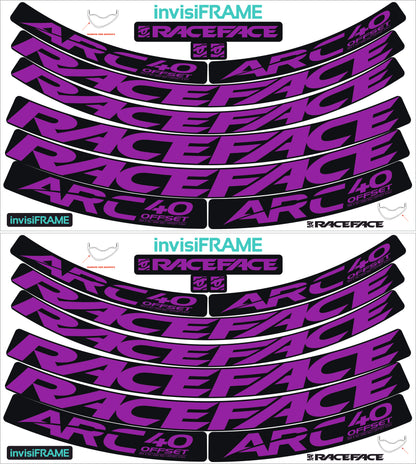 Raceface ARC 40 Offset 27.5 Decals