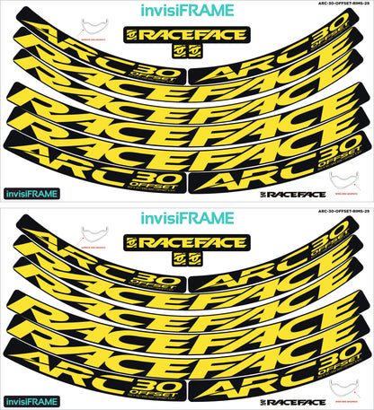 Raceface ARC 30 Offset 29er Decals