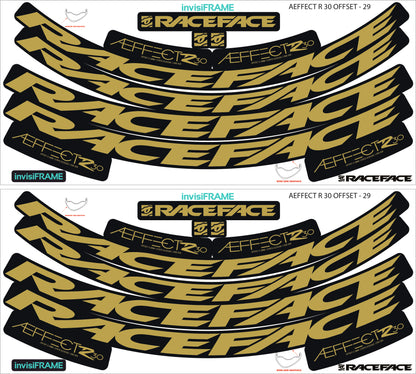 Raceface  AEFFECT R 30 Offset 29er Decals