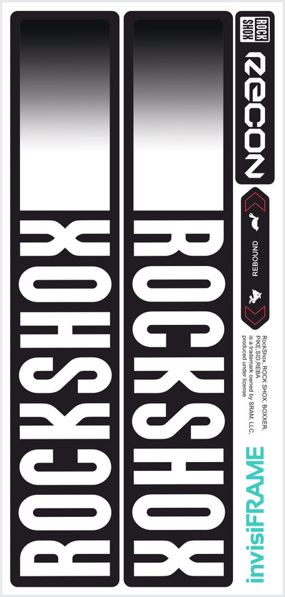 Rock Shox Recon Gold Silver Boost 2023 Decals