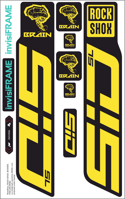 Rock Shox SID SL BRAIN 2025 Decals