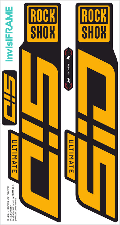 Rock Shox SID Ultimate 2025 Decals