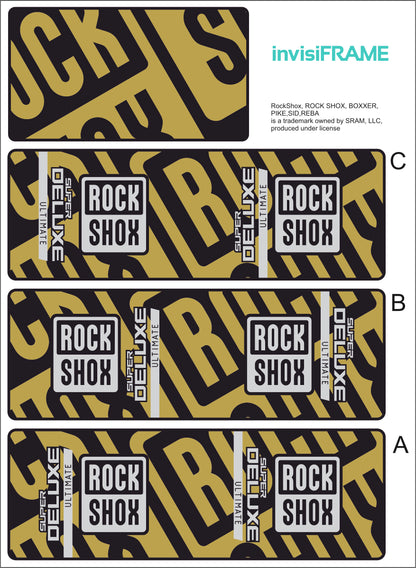 Rock Shox Super Deluxe Ultimate Decals 2025