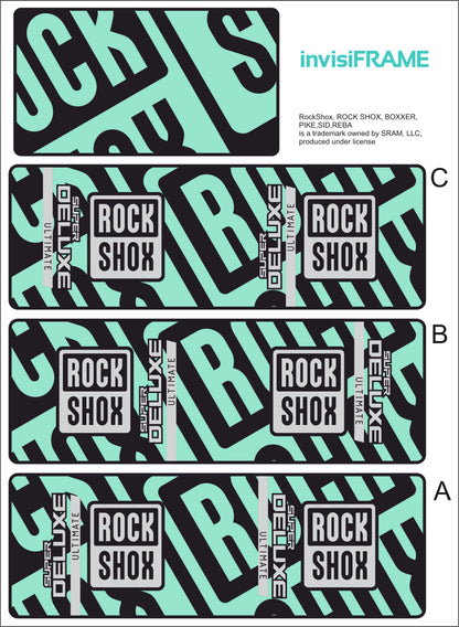 Rock Shox Super Deluxe Ultimate Decals 2025