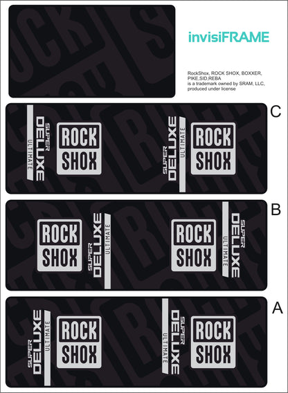 Rock Shox Super Deluxe Ultimate Decals 2025
