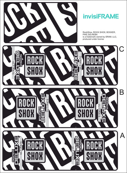 Rock Shox Super Deluxe Ultimate Decals 2025