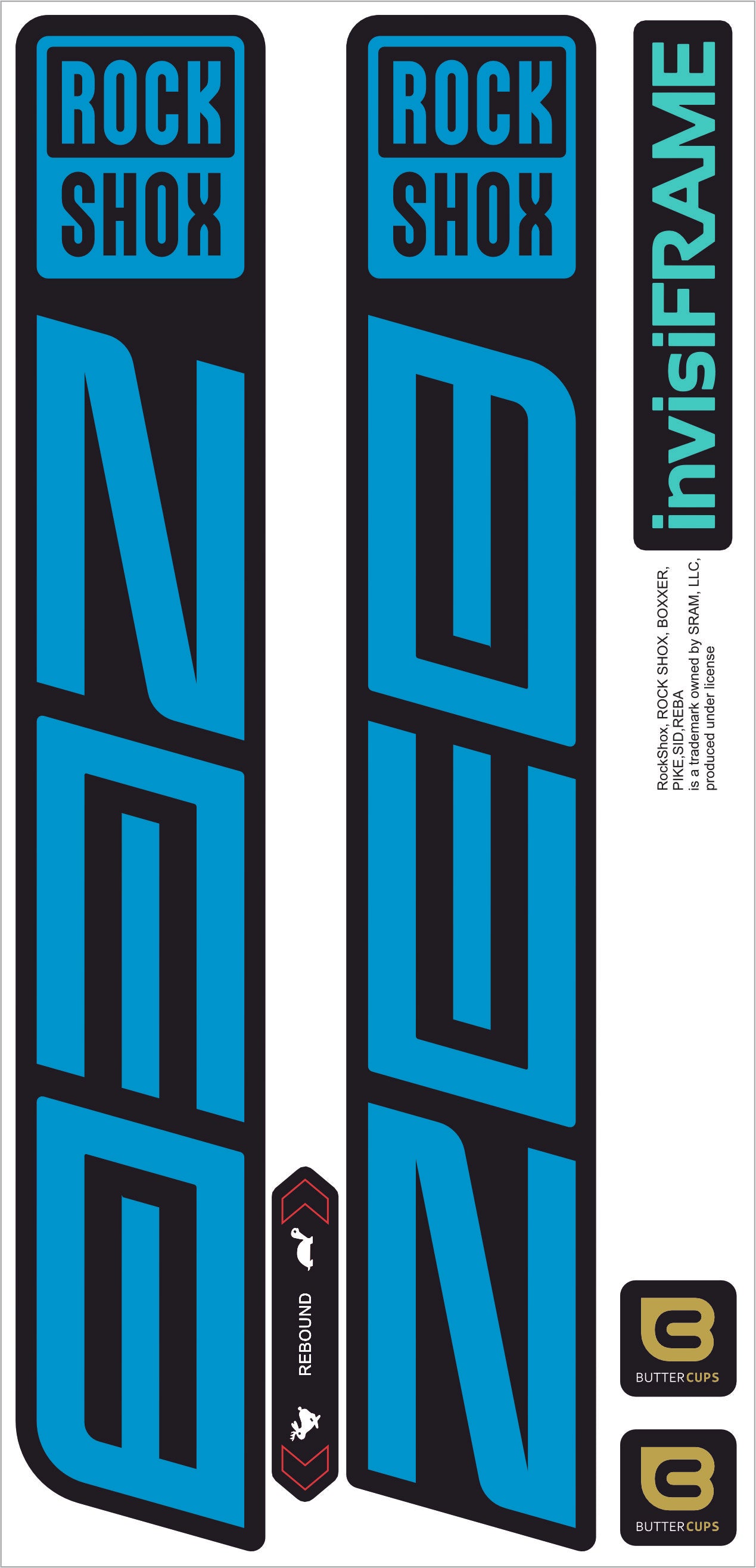 Rock Shox ZEB R 2027 Decals