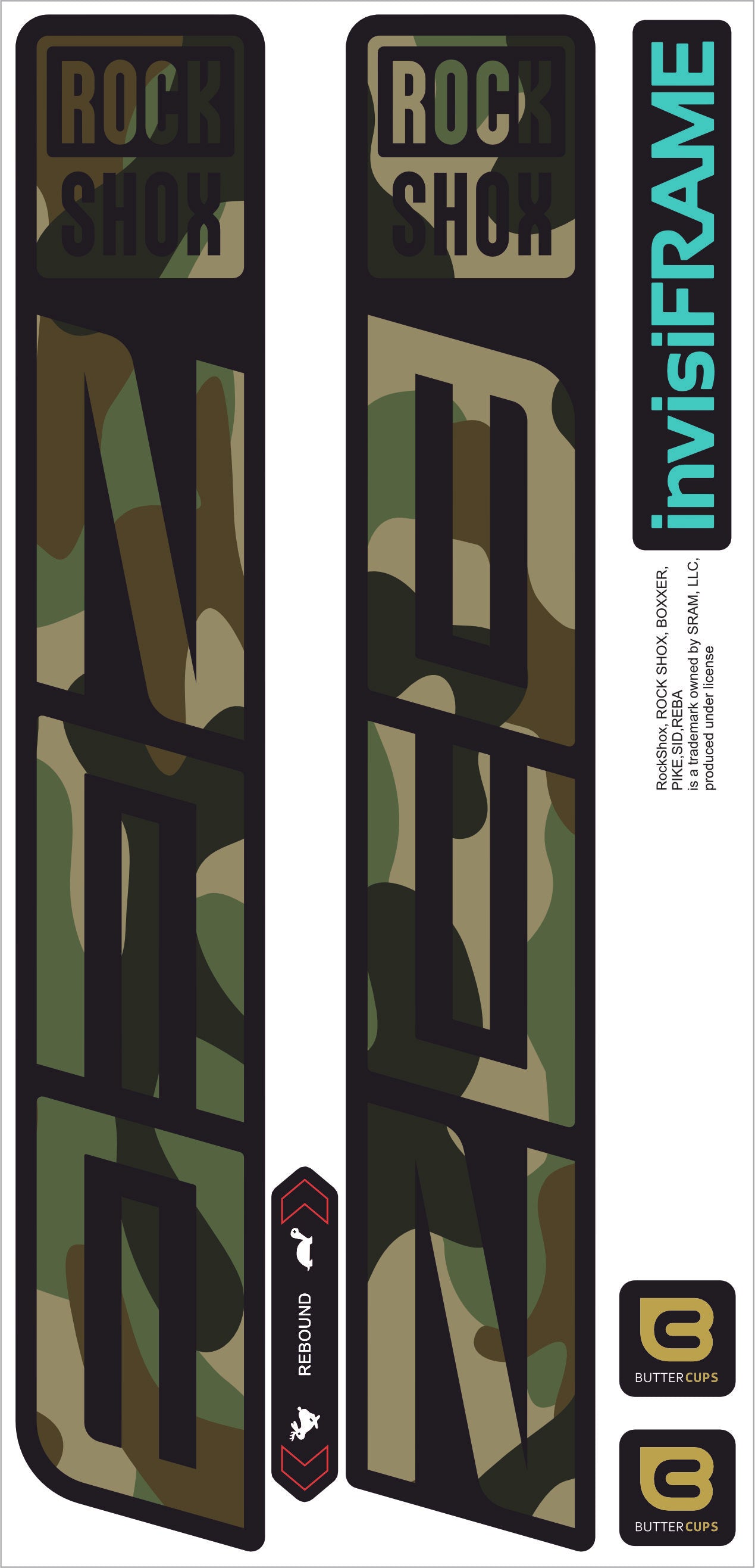 Rock Shox ZEB R 2027 Decals