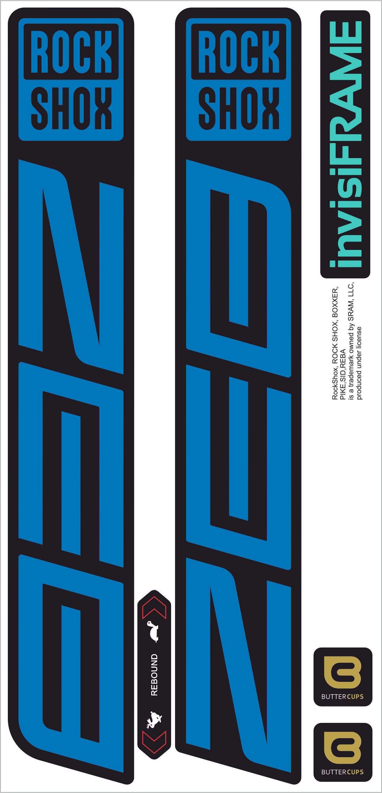 Rock Shox ZEB R 2027 Decals
