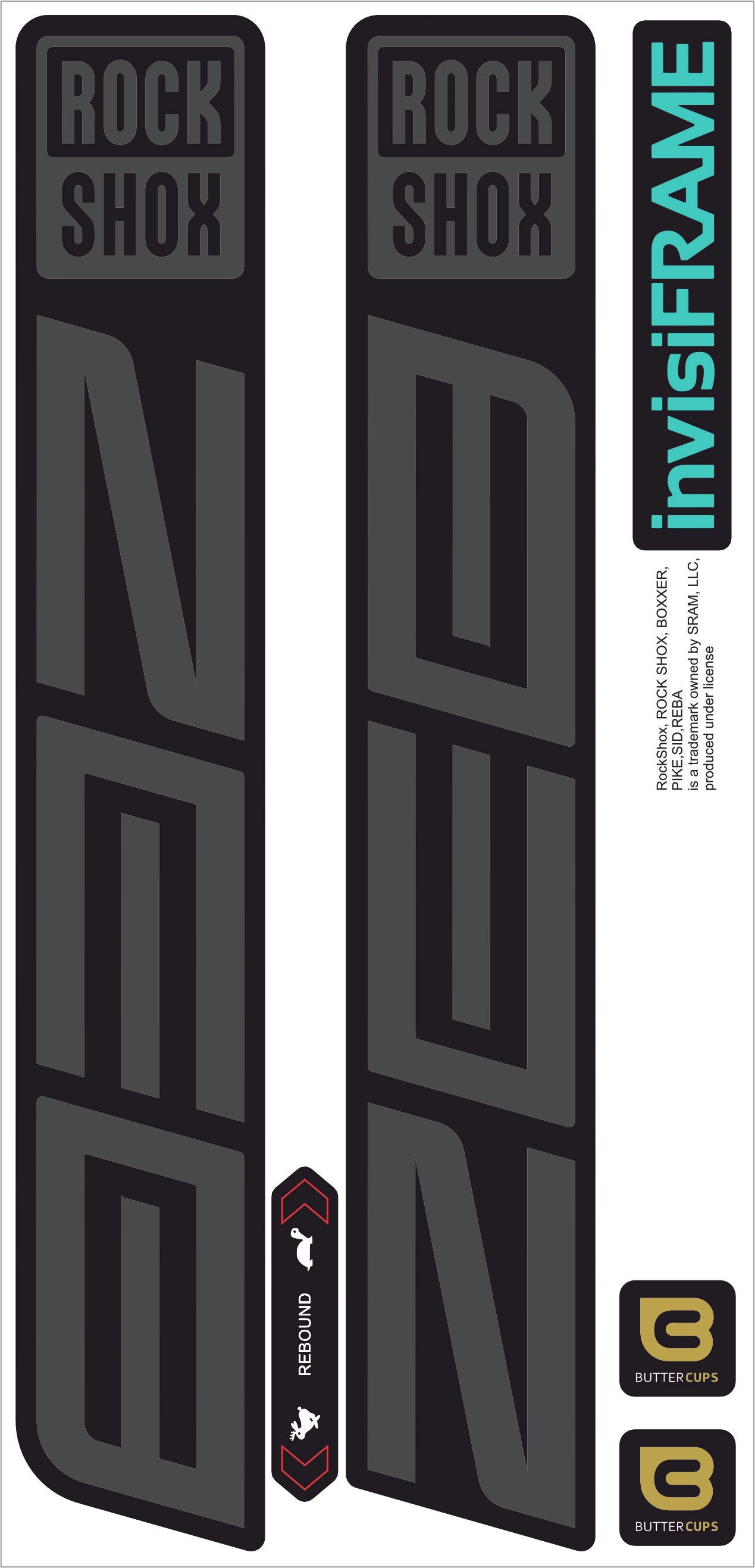Rock Shox ZEB R 2027 Decals