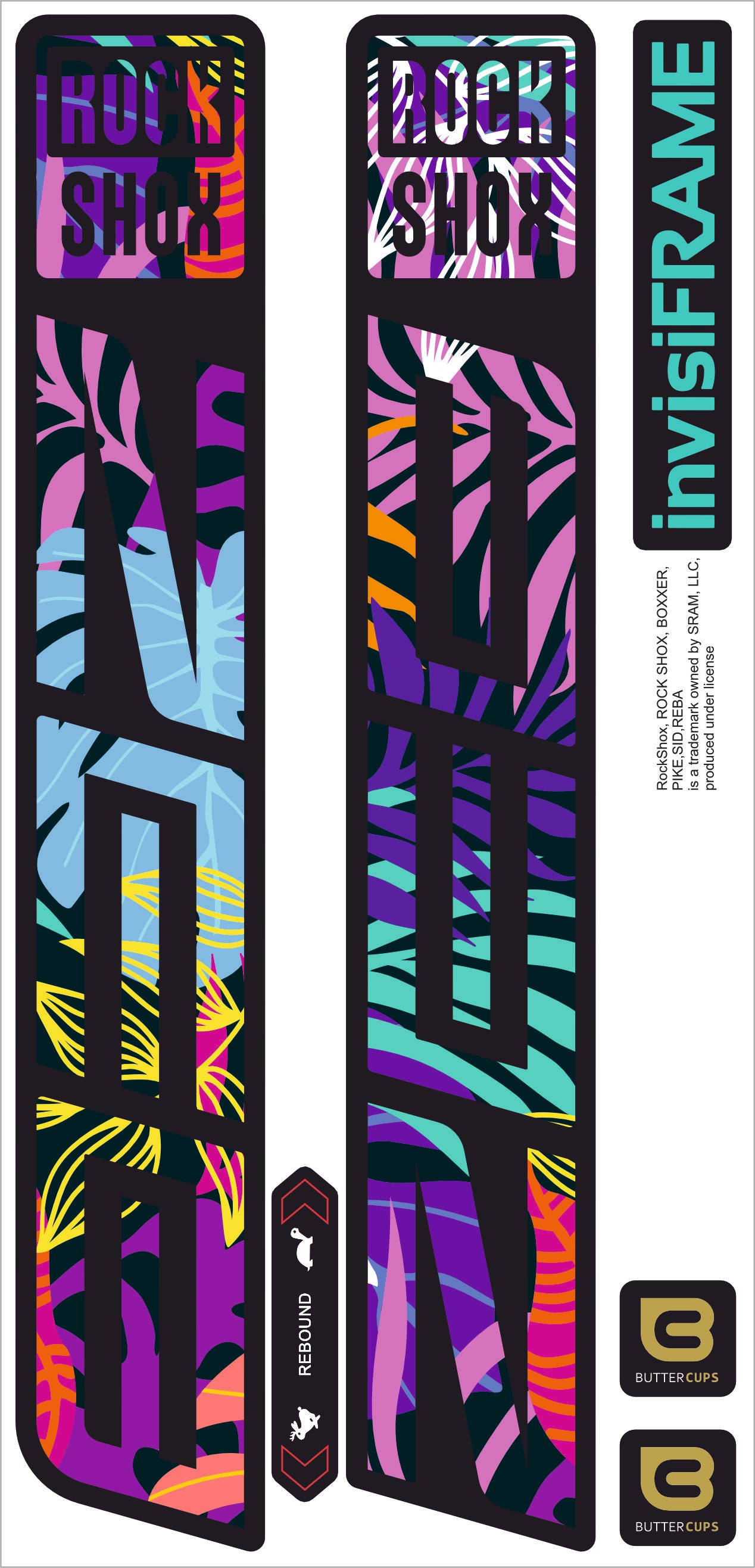 Rock Shox ZEB R 2027 Decals
