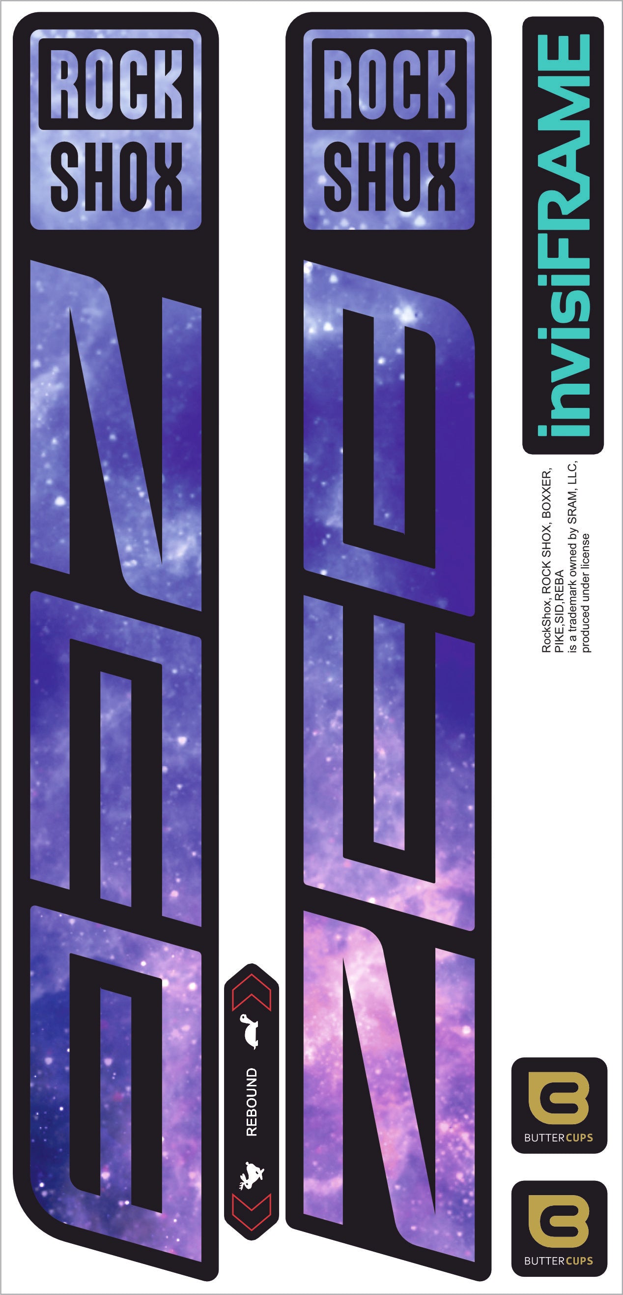 Rock Shox ZEB R 2027 Decals