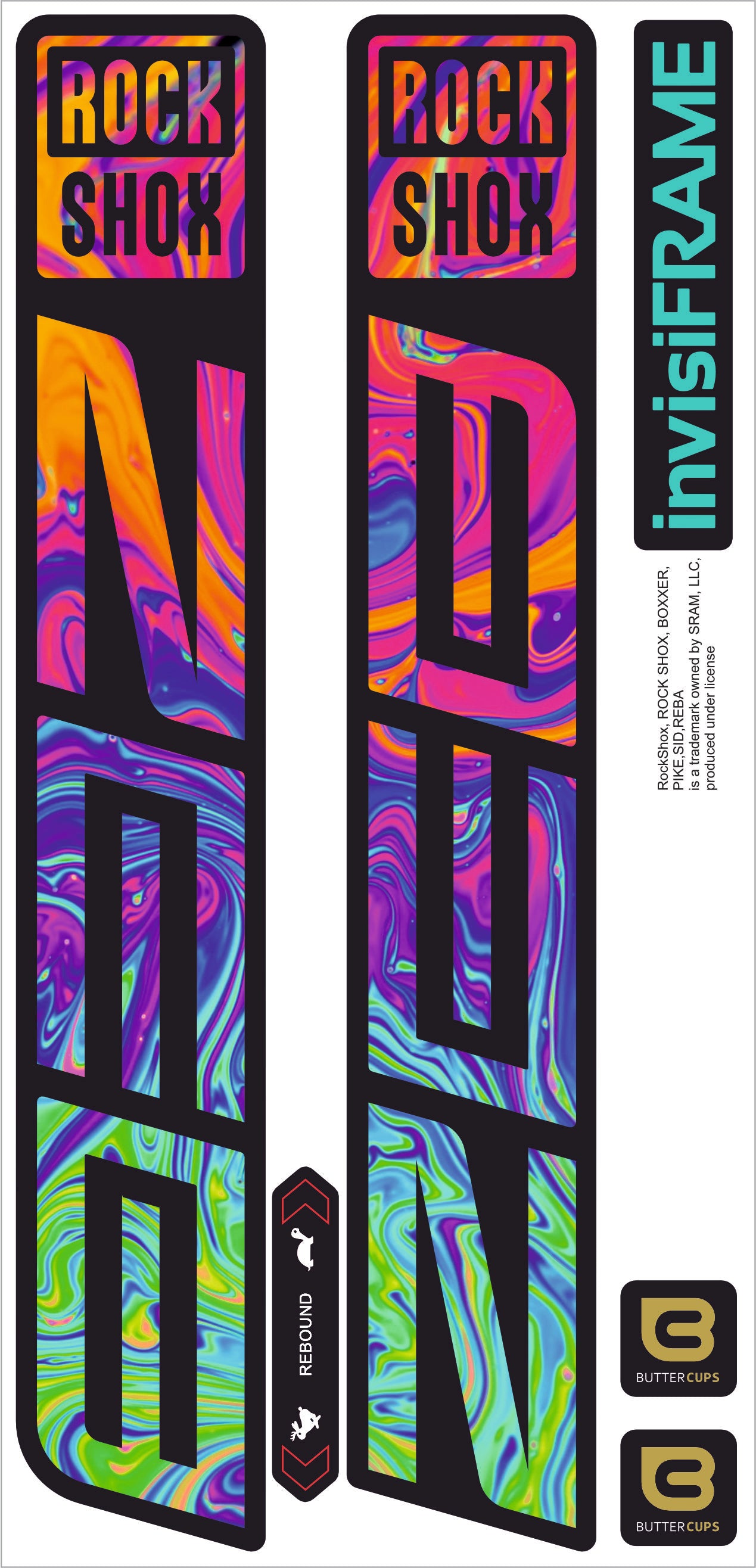 Rock Shox ZEB R 2027 Decals