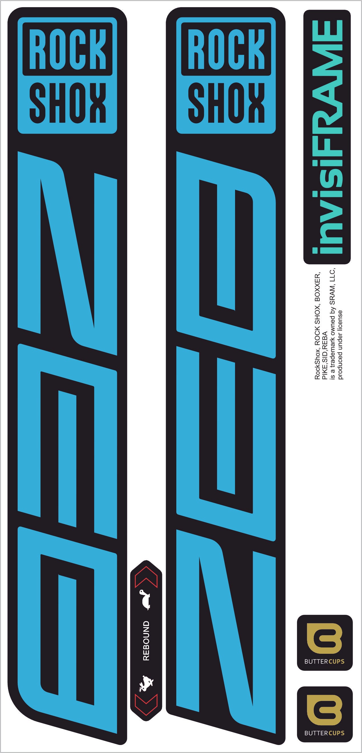 Rock Shox ZEB R 2027 Decals