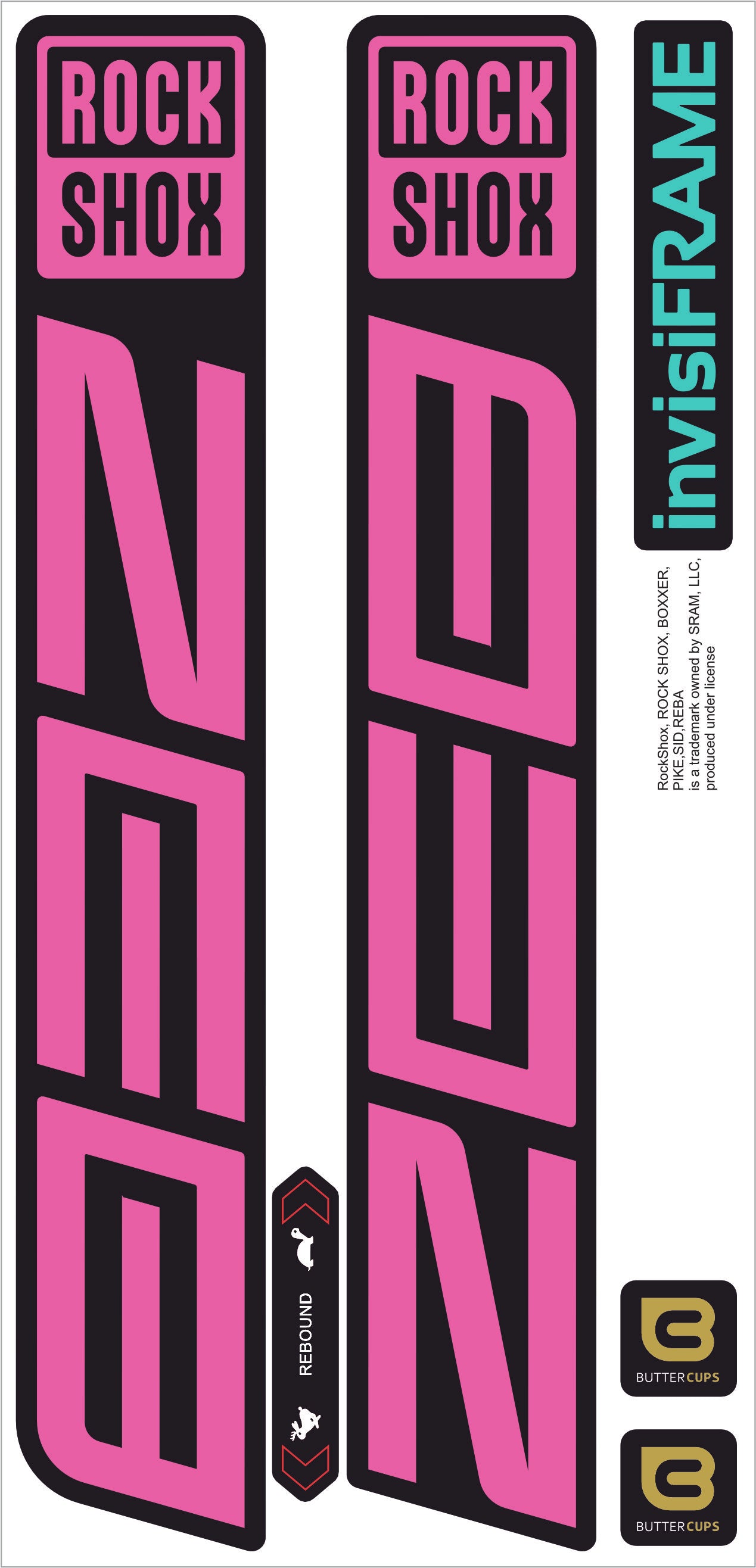 Rock Shox ZEB R 2027 Decals