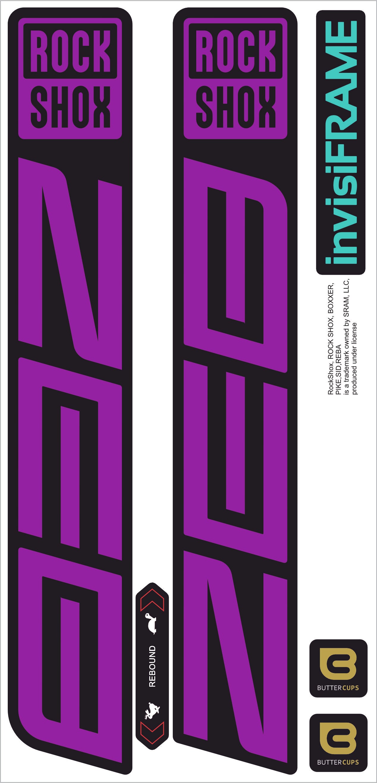 Rock Shox ZEB R 2027 Decals