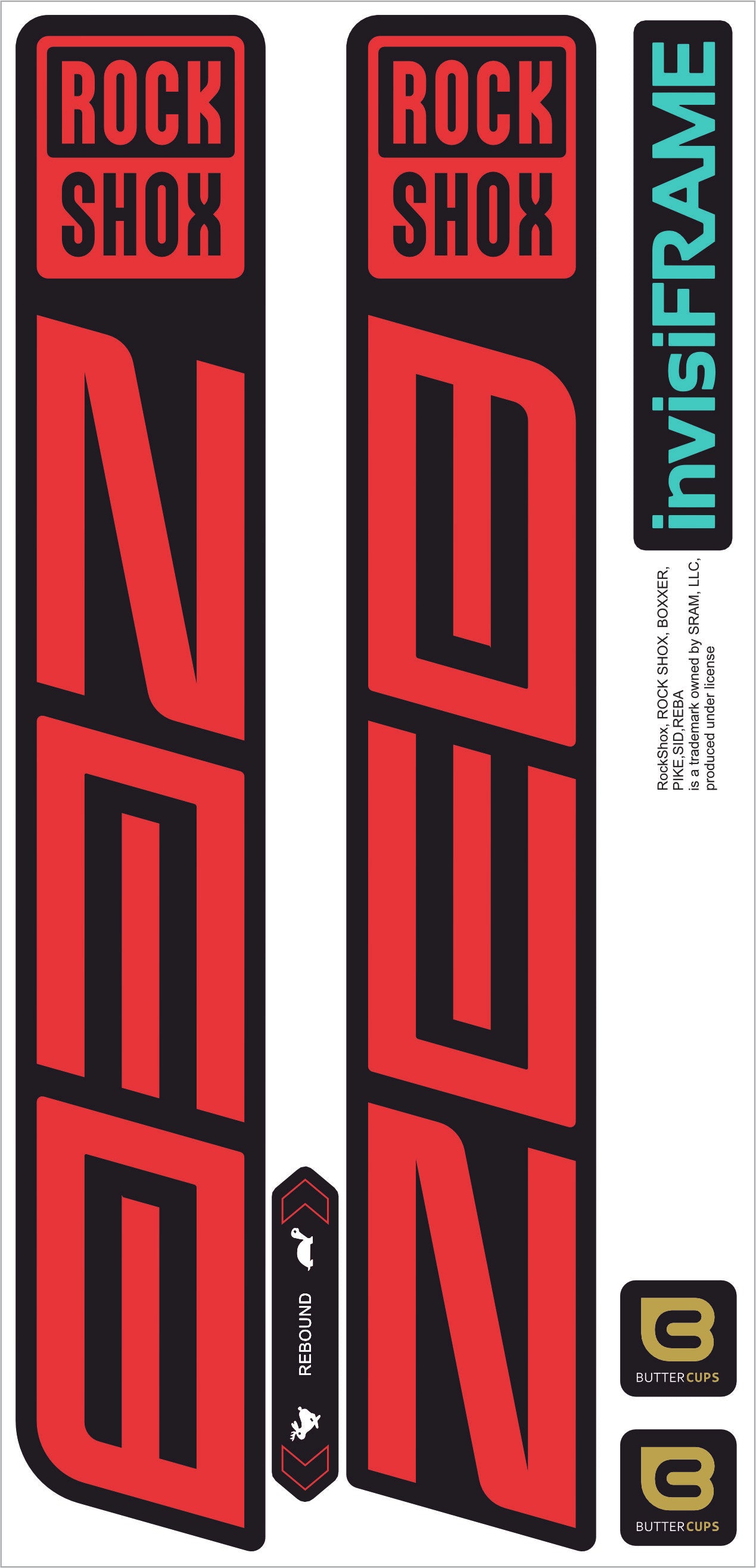 Rock Shox ZEB R 2027 Decals