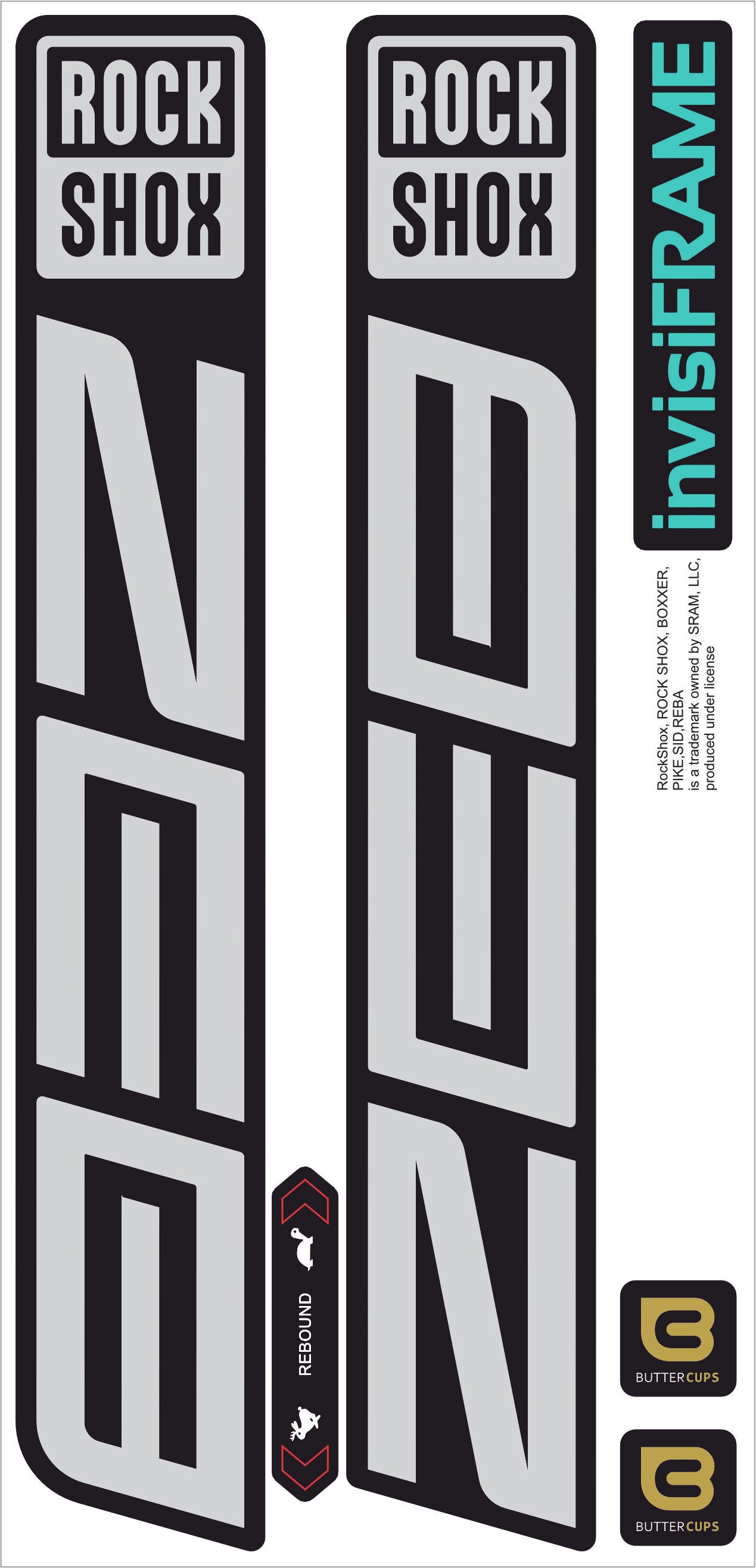 Rock Shox ZEB R 2027 Decals