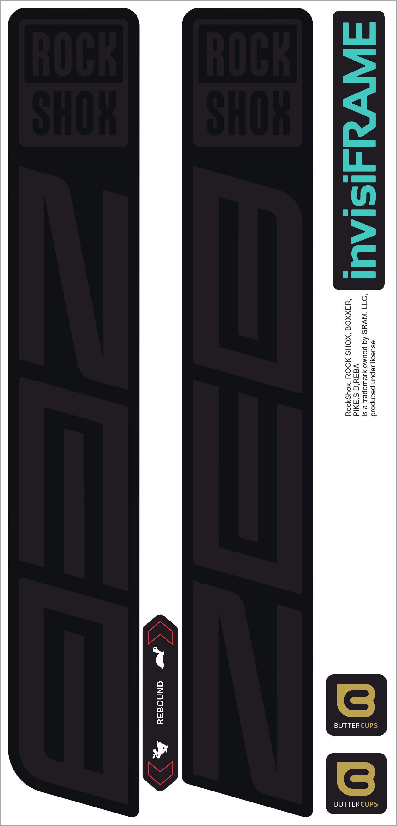 Rock Shox ZEB R 2027 Decals