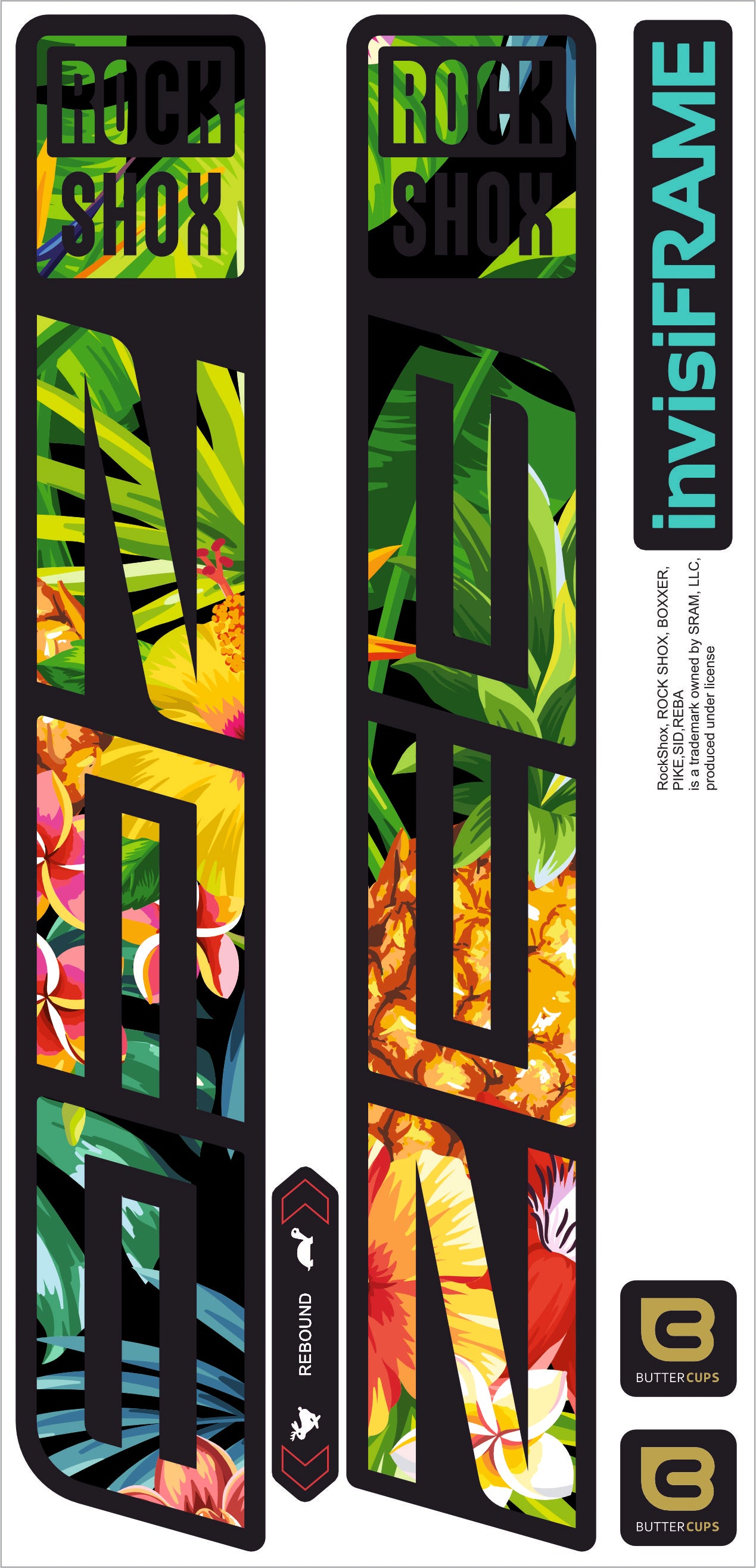 Rock Shox ZEB R 2027 Decals