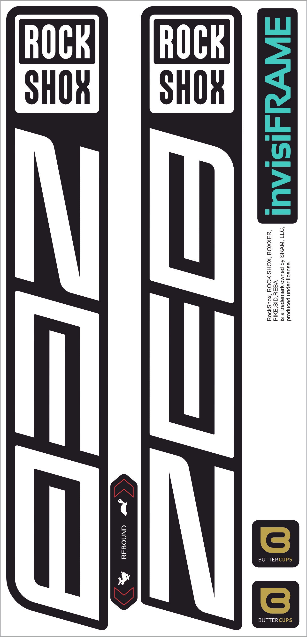 Rock Shox ZEB R 2027 Decals
