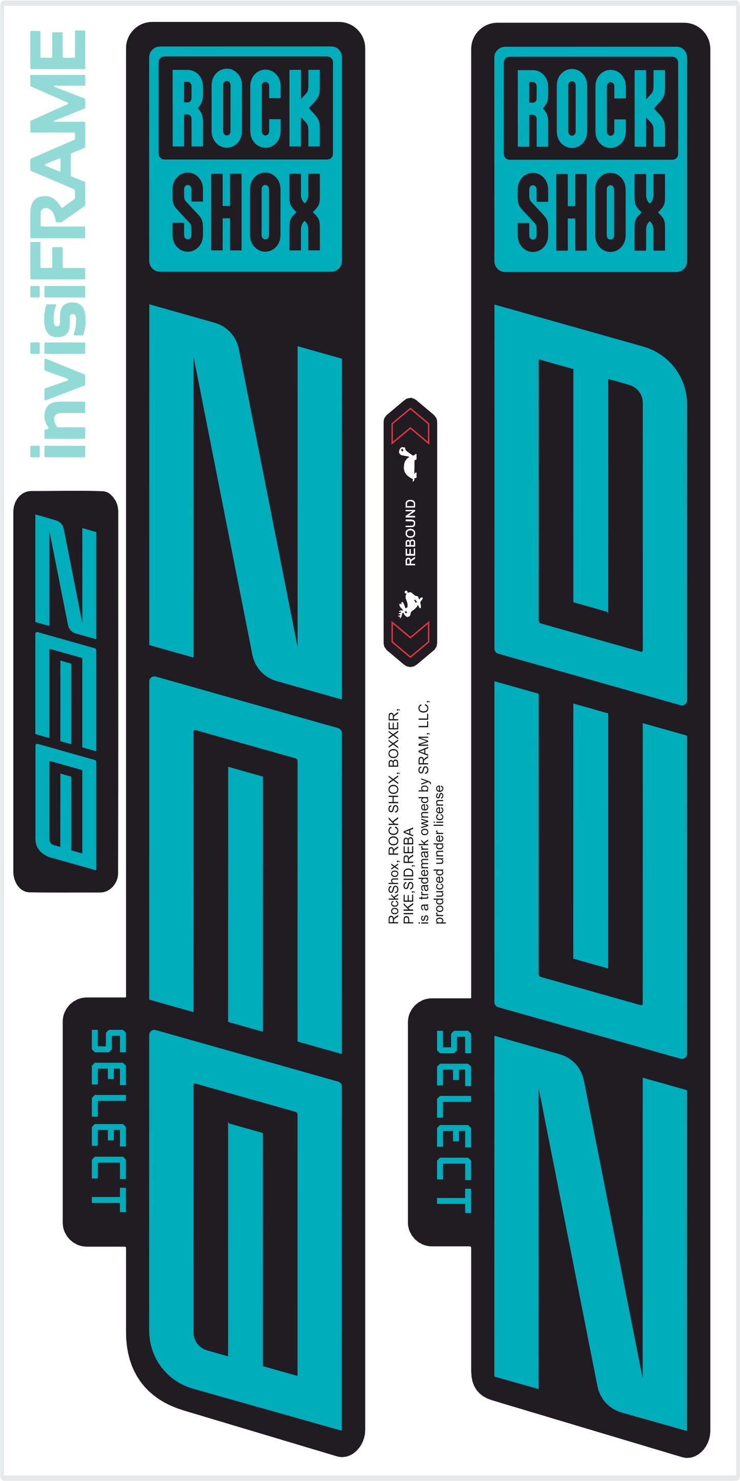 Rock Shox ZEB Select 2023 Decals