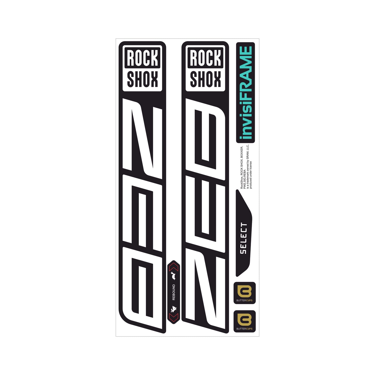 Rock Shox ZEB Select 2027 Decals