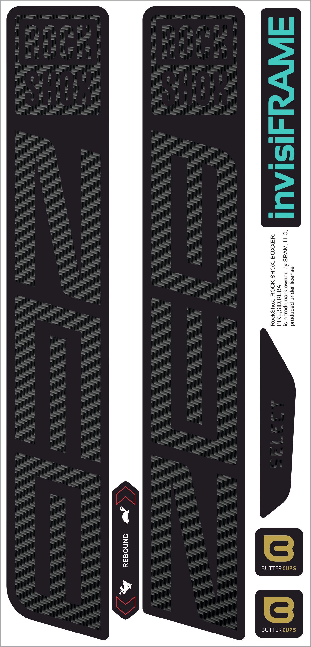 Rock Shox ZEB Select 2027 Decals