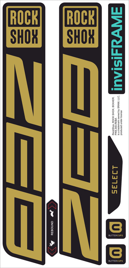 Rock Shox ZEB Select 2027 Decals