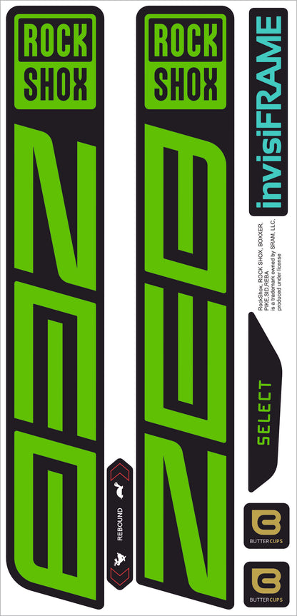 Rock Shox ZEB Select 2027 Decals