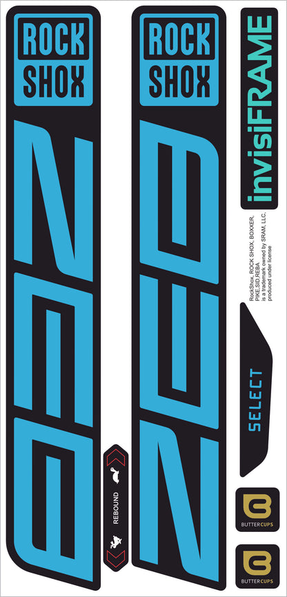Rock Shox ZEB Select 2027 Decals
