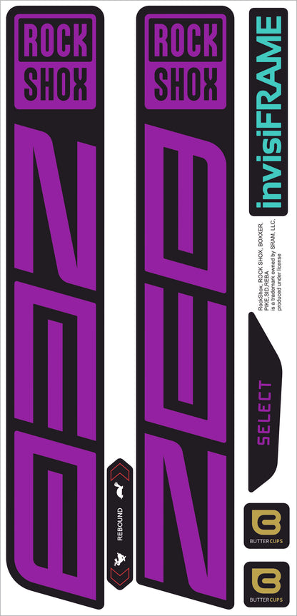 Rock Shox ZEB Select 2027 Decals