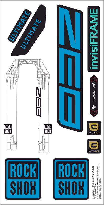 Rock Shox ZEB Ultimate 2027 Decals